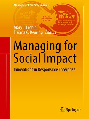 cover image of Managing for Social Impact